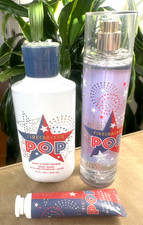 Bath  Body Works Firecracker Pop Body Wash, Hand Cream, Fine Fragrant Mist