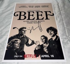 Beef Signed Season 2 Cast 12x18 Photo x2 Charles Melton, Lee Sung Jin