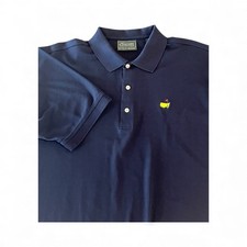 Masters Collection 60's Two Ply Mercerized Short Sleeve Golf Polo Mens Large