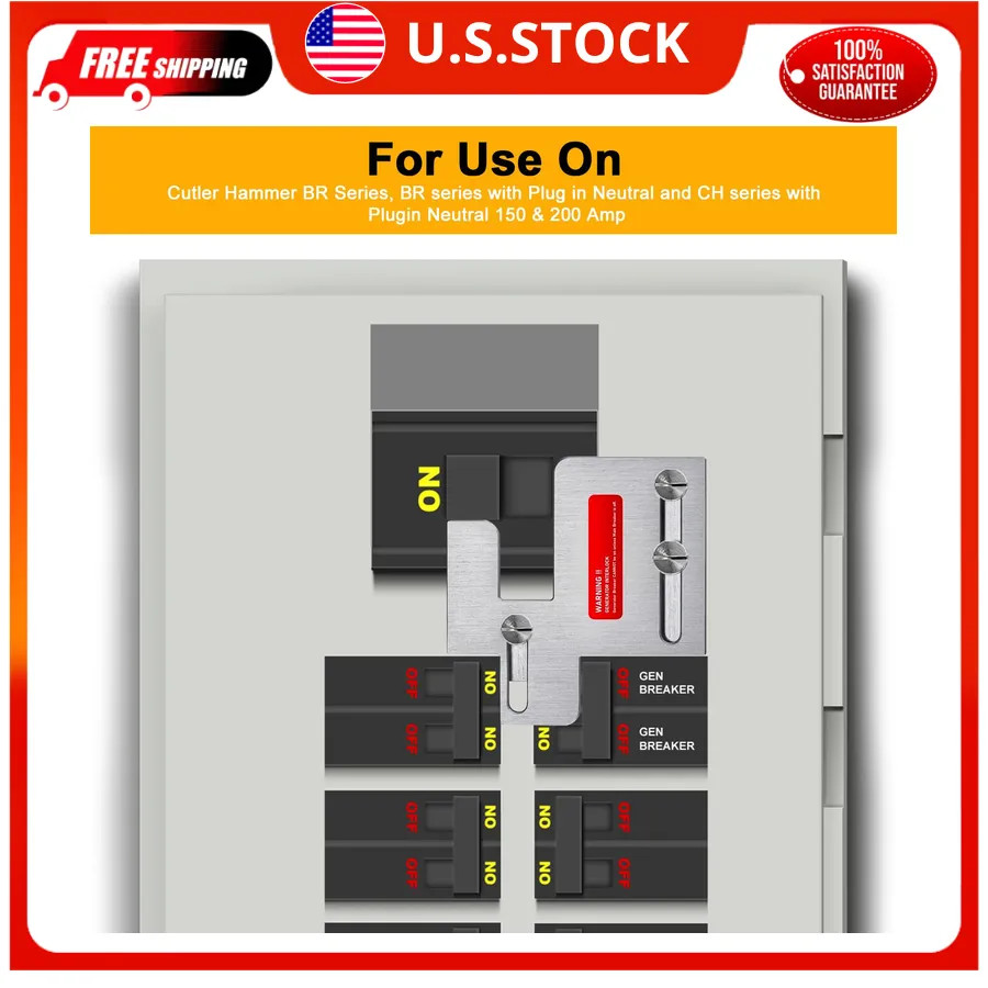 Red Rectangle Interlock Generator Interlock Kit Compatible with Eaton Cutler Hammer | eBay