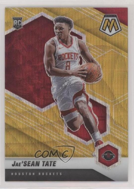 2020-21 Panini Mosaic Rookie Mosaic Gold Wave Prizm Jae'Sean Tate #214 1d2e