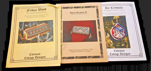 Coleman Cottage Designs Lot Of 3 Needlepoint Patterns
