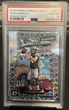 2018 Donruss Optic SAM DARNOLD Downtown #DT11 RC Rookie PSA 10 Gem Mint ROOKIE 