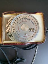 Vintage Handheld Light Exposure Meter Sekonic Made In Japan With Case