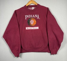 Vintage 90s Indiana Hoosiers Sweatshirt Crewneck Sz XXL Basketball Sports NCAA