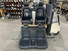 2014-2017 Audi Sq5 Full Seat Set Black Leather Front Rear W Memory Stained Tl 2014-2017 Audi Sq5 Full Seat Set Black Leather Front Rear W Memory Stained Tl