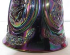 Fenton Madonna & Child Highly Iridized & Ornate Amethyst Bell, Mother's Day Gift — photo 7
