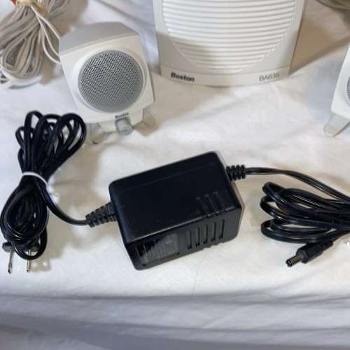 Boston Acoustics BA635 Powered Satellite Subwoofer Speaker System w/ AC Adaptor - 第 5/7 張圖片