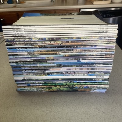 Lot of 41 Boundary Waters Journal 11 years 1992-2002