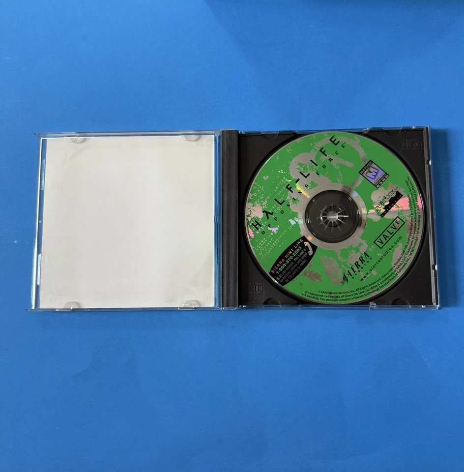 Half-Life Opposing Force (PC 1999) Original Big Box Manual Completo y CD-ROM EX Foto 3 de 4