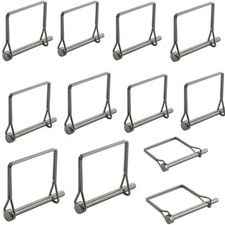 YTKO 12 PCS Towing Hitch Clips Trailer Coupler Pin Hardware Pins Trailer Hitc...
