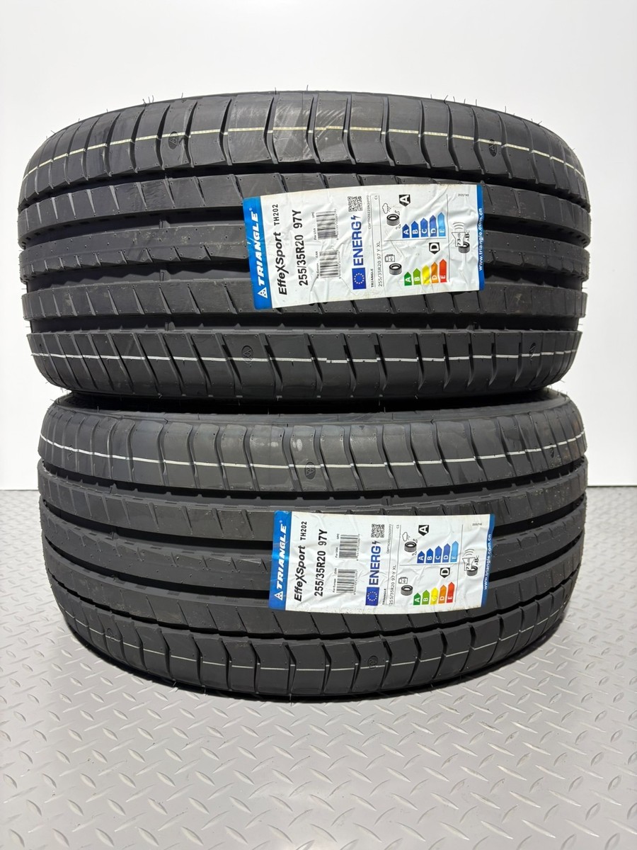 2 x 255/35R20 97Y XL M+S TRIANGLE 255 35 20 EXTRA LOAD TYRES A WET