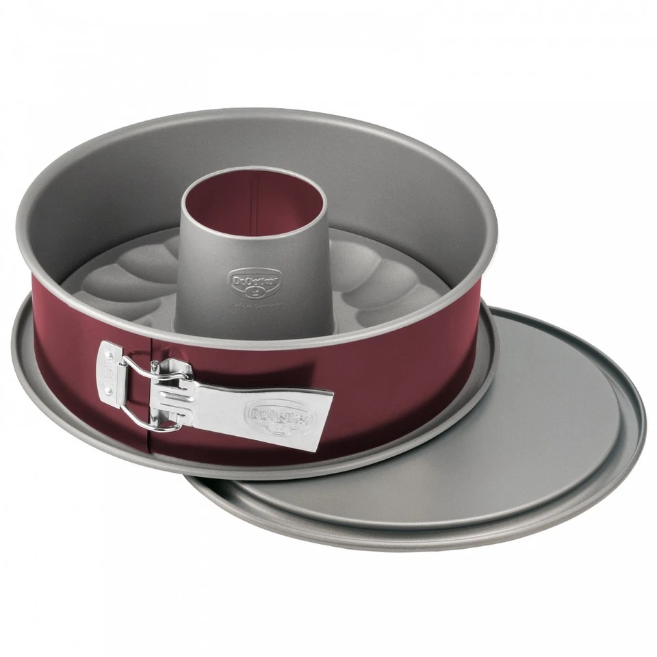 Dr. Oetker 26cm Dichte Springform Back-Liebe Bicolor 1695 Flachboden & Rohrboden - Bild 2 von 2
