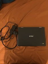 ASUS Chromebook 11.6in Black Intel Celeron 4GB RAM Chrome OS + Charger