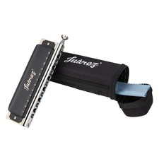 Harmonica Key C Chromati 12 Holes 48 Tone with Case Mouth Organ for Professional