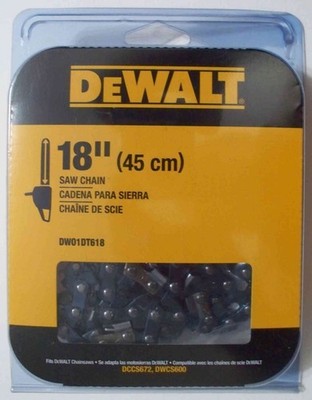 DeWalt 18'' Chainsaw Chain DW01DT618 - 3/8'' LP  .050'' G 62 DL - Combo Ship