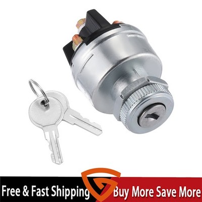 Ignition Key For Car Tractor Trailer Auto 12V-24V Ignition Key Starter Switch