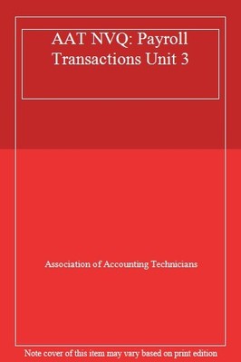 Aat Nvq By Association of Accounting Technicians. 9780751769968