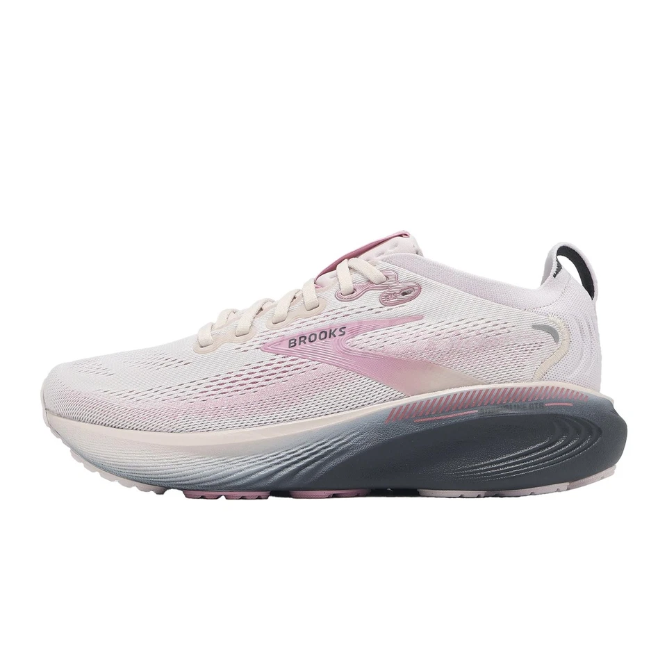 Brooks Adrenaline GTS 25 Mauve Ebony Pink Women Road Running Shoes 1204431B-693 - Photo 2/4
