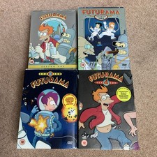 Futurama Seasons 1-4 DVD box sets. 