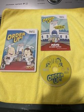 Order Up - Nintendo Wii Cib Tested And Working