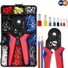 1200PCS Wire Ferrule Kit Cable End Crimp Terminals Pin Insulated Connectors