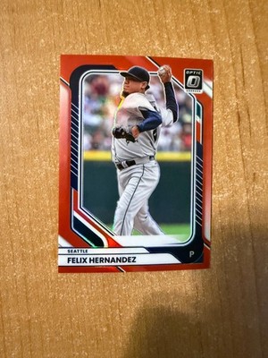 2026 Donruss Baseball - Felix Hernandez - #41 Red Optic Prizm #d 99/99 MARINERS
