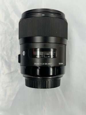 Sigma 35mm 1:1-4 DG Camera Lens Nikon F Mount Excellent Condition -Free Ship!