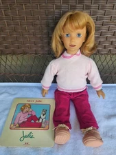 1987 Worlds of Wonder JULIE World’s Most Intelligent Talking Doll Works. W/ Book