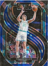 2024-25 Panini Select Tidjane Salaun Silver Prizm SP RC Charlotte Hornets