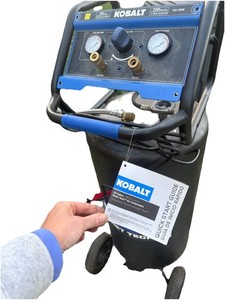 Kobalt Quiet Tech 26 Gal Oil-Free Portable Air Compressor 1.8 HP 150 PSI