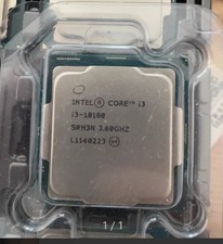 10Th Gen Intel Core i3-10100 LGA1200 CPU Processor 4.3 GHz Quad Cores 8 Threads