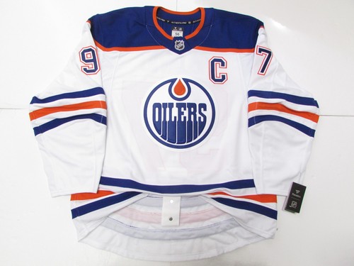 McDAVID EDMONTON OILERS AWAY FANATICS AUTHENTIC PRO HOCKEY JERSEY