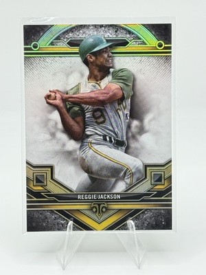 2024 Topps Baseball Triple Threads Reggie Jackson #113 Oakland Athletics