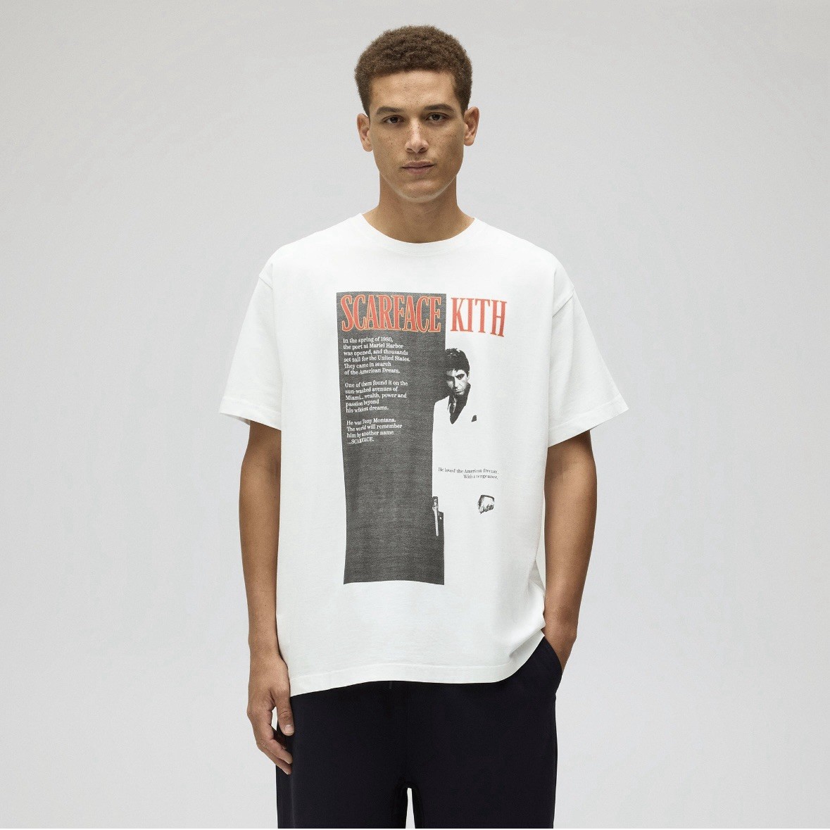 KITH FOR SCARFACE FILM POSTER VINTAGE TEE WHITE (SZ L) | eBay