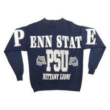 Vintage Penn State Nittany Lions Spell Out Sweatshirt Size Large 90s NCAA