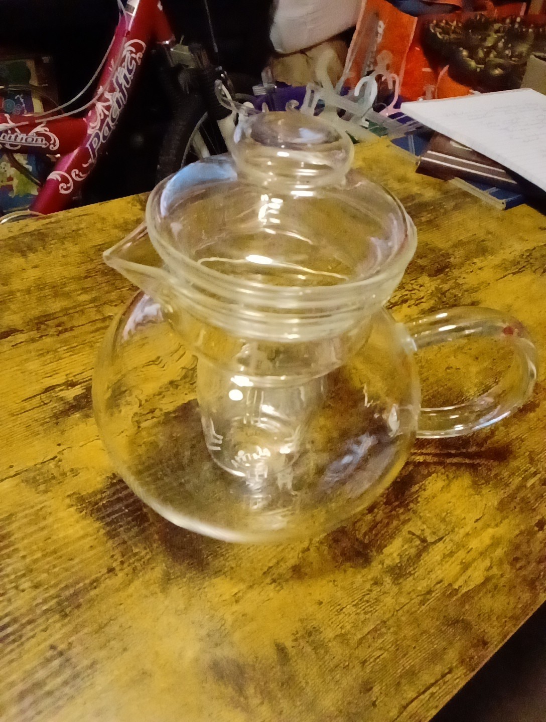 Pot Glass Leaf Tea Infuser.