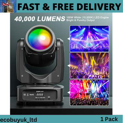 200W RGBW LED Moving Head Light 18Prisma Gobo DMX DJ Bühnenstrahl Spot Licht