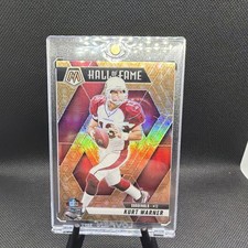 2025 Panini Mosaic Hall of Fame Prizm Kurt Warner Cardinals #300