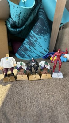 Marvel Chess Collection Figure Lot Venom Kingpin Daredevil Lizard Eaglemoss Toy