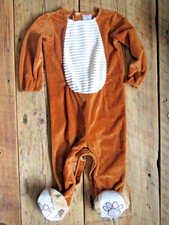 Spirit Halloween Costume Lion Plush Jumpsuit 18-24 Months 2T Child No Hood 