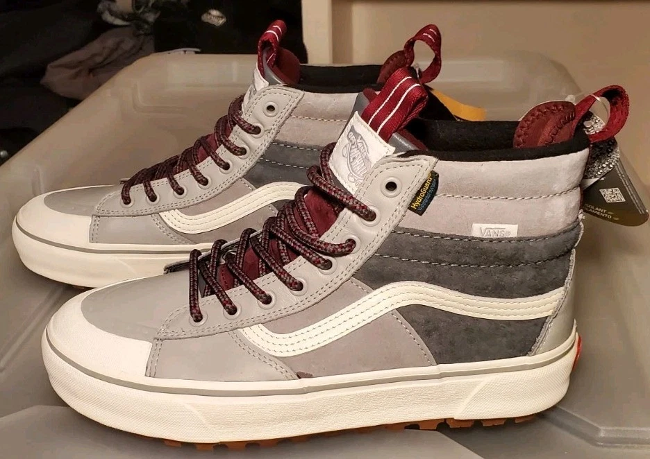 Scarpa da ginnastica VANS SK8 HI MTE 2 peltro drizzle grigio US uomo 8 donna 9 5 nuova