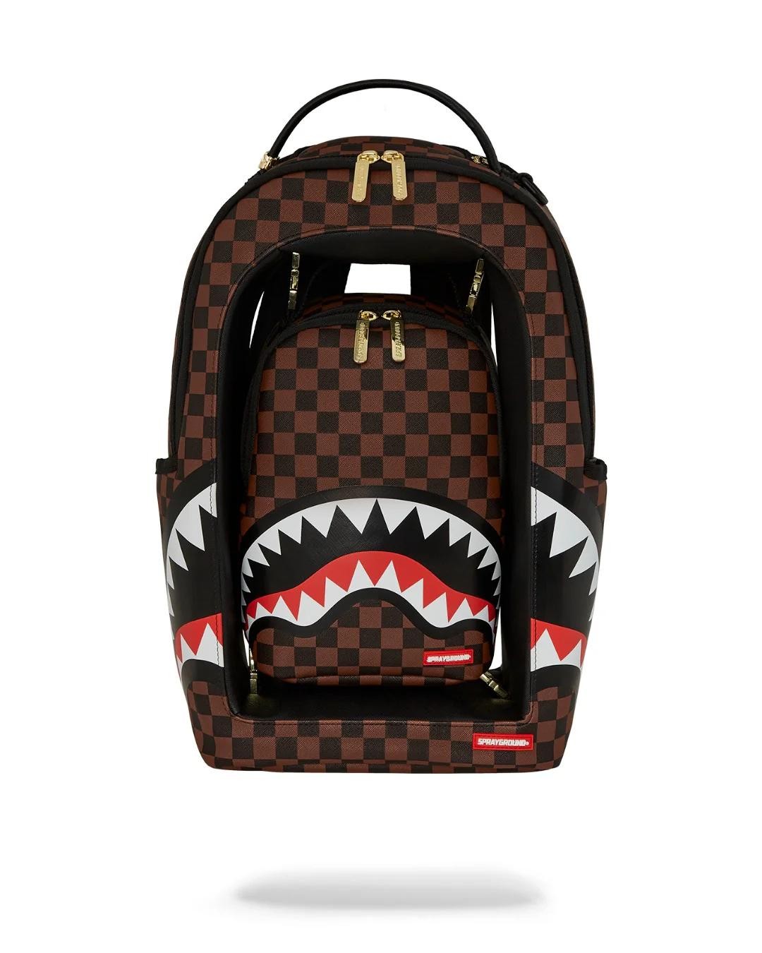 SPRAYGROUND ZAINO HOLE IN PARIS - MARRONE - 910B7223NSZ