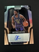 2024-25 Panini Prizm Black Antonio Reeves Rookie Signatures Auto #RS-REE