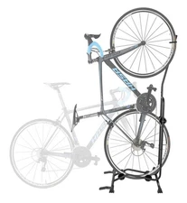 CyclingDeal Upright Bike Stand Floor - Vertical & Horizontal Bicycle Stand
