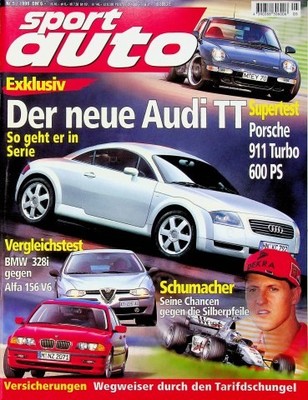 2) Sport Auto 05/1998 - Alfa Romeo 156 2.5 V6 mit  - Honda Integra Type-R mit 1