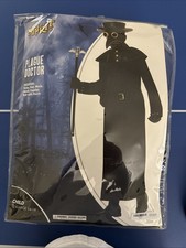Kids Plague Doctor Costume robe, hood, hat, mask, gloves, belt child size XL