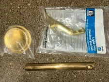 Vintage Brass Col Slide Lock Latch Catch Cabinet Door Safety Dead Bolt Surface