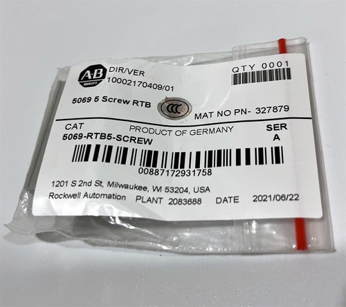 Compact Removable Terminal Block 5069-RTB5-SCREW /A Fast Delivery AB ...