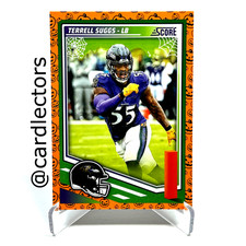 2025 Panini Score-A-Treat Football TERRELL SUGGS #171 Orange Pumpkin RAVENS
